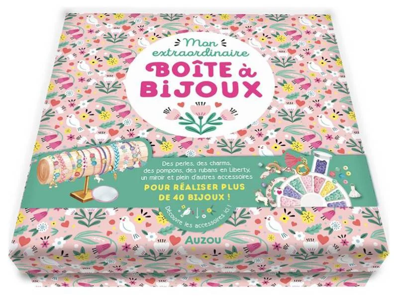 Coffret créatif - Mon extraordinaire boîte à bijoux - Auzou