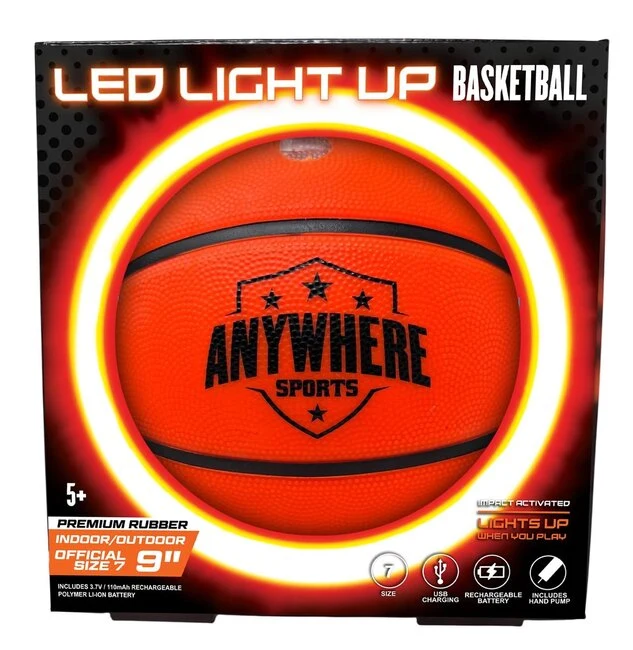 Pro Glow Light-Up Basketball Size 7
