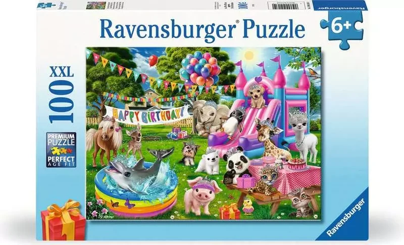 Ravensburger Tiara Birthday Party 100 Piece XXL Kids Jigsaw Puzzle