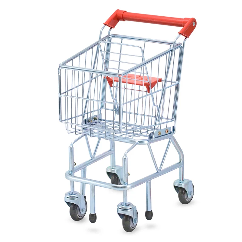 Shopping Cart Toy - Metal Grocery Wagon
