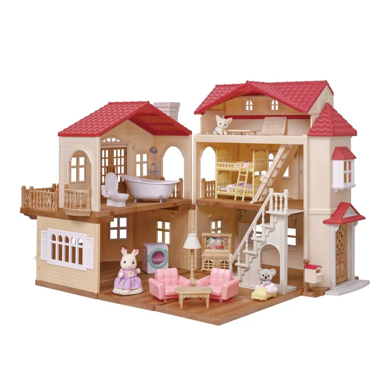 Calico Critter Red Roof Country Home Gift Set