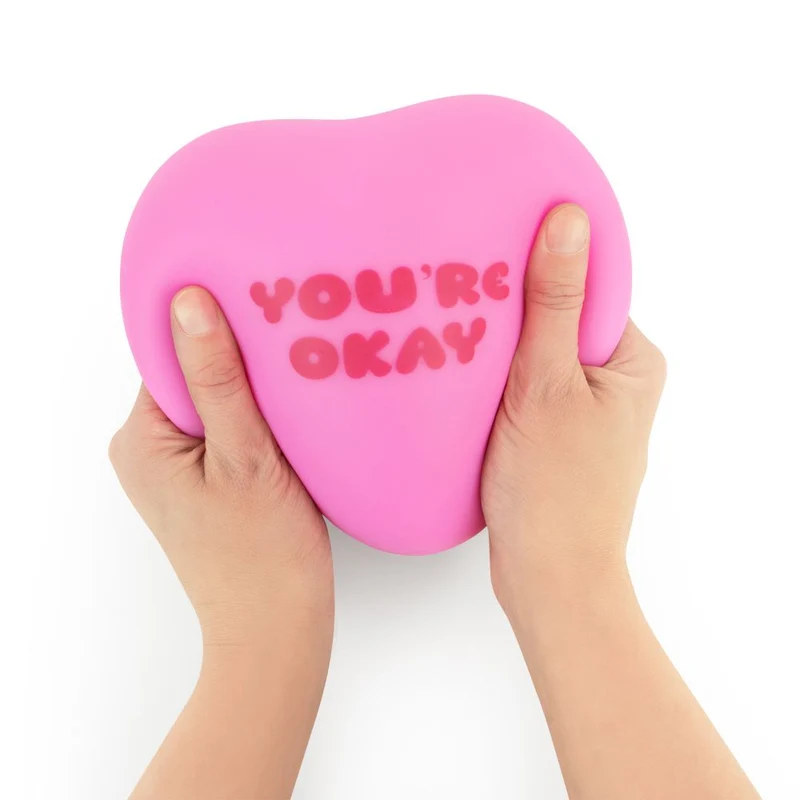 Jumbo Slow Rising Squishy Hearts Stress Relief Sensory Toy