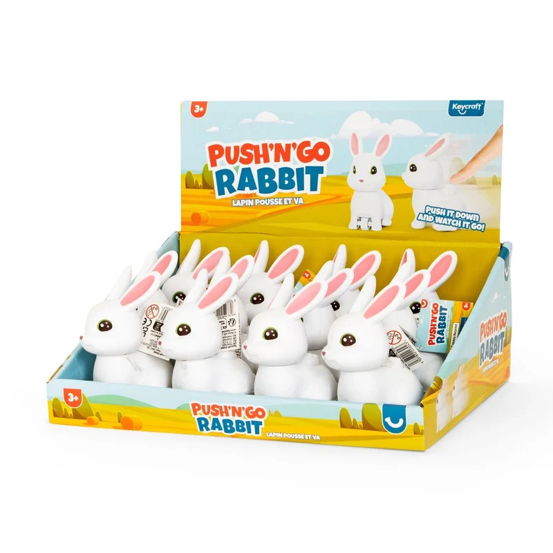 Push 'N' Go Wooden Rabbit Toy for Active Toddler Play