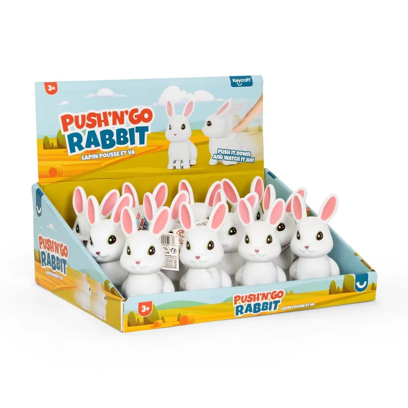 Push 'N' Go Wooden Rabbit Toy for Active Toddler Play