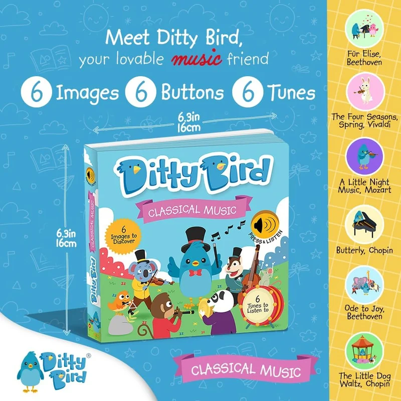 Ditty Bird Classical Music Sound Book
