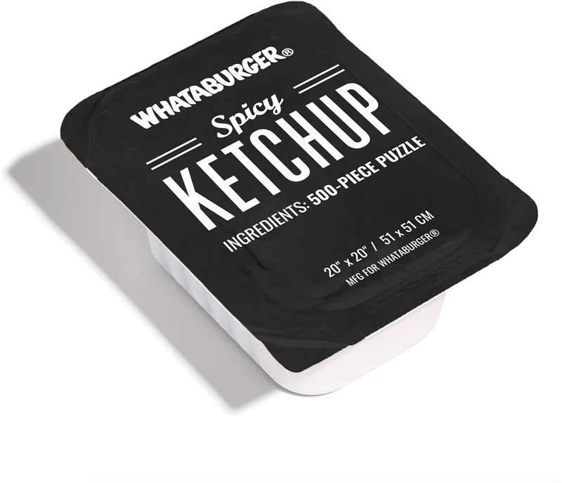 Official Whataburger Spicy Ketchup 500 Piece Jigsaw Puzzle
