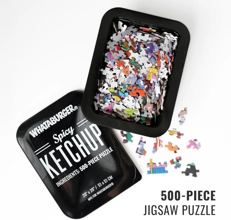 Official Whataburger Spicy Ketchup 500 Piece Jigsaw Puzzle