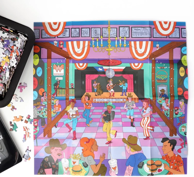 Official Whataburger Spicy Ketchup 500 Piece Jigsaw Puzzle
