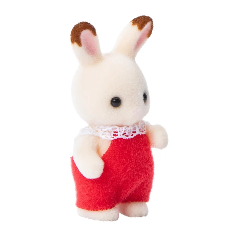 Calico Critters Chocolate Rabbit Baby Collectible Figure Toy Doll
