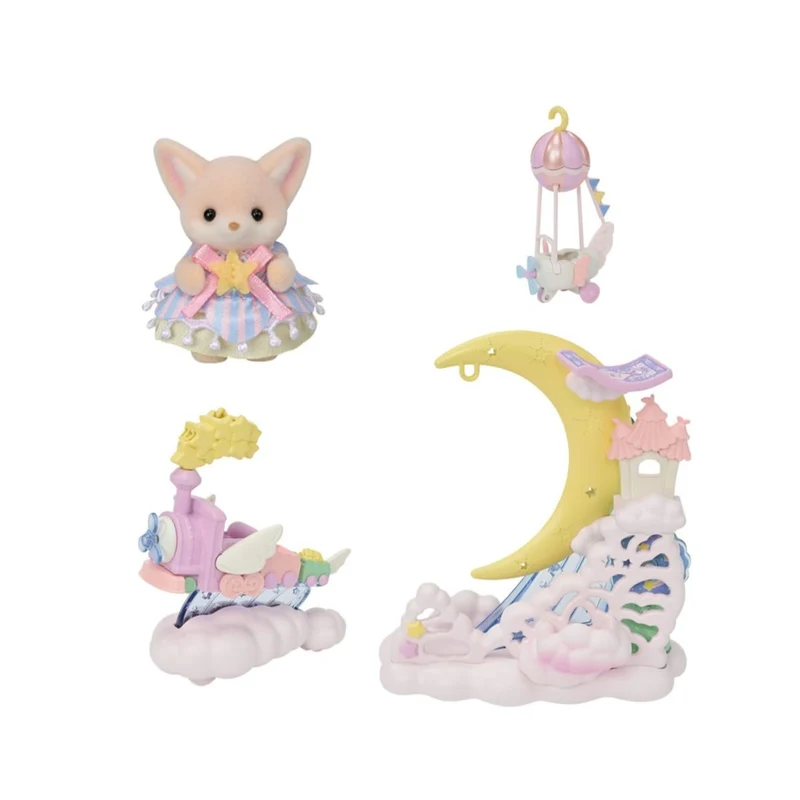 Calico Critters Daydream Parade Playset with Fennec Fox Baby Figure