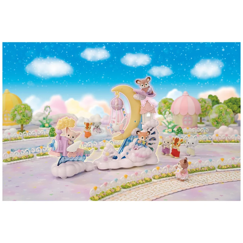 Calico Critters Daydream Parade Playset with Fennec Fox Baby Figure