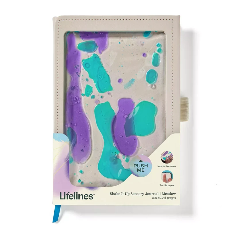 "Shake It Up: Meadow" Sensory Journal with Tactile Cover and Embossed Paper