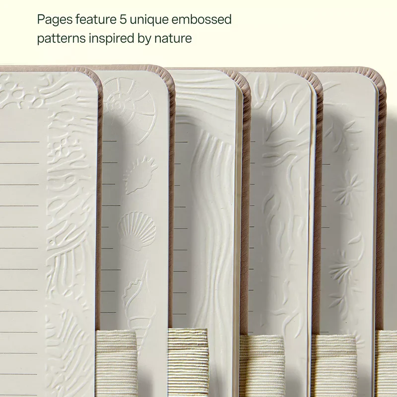 "Shake It Up: Meadow" Sensory Journal with Tactile Cover and Embossed Paper