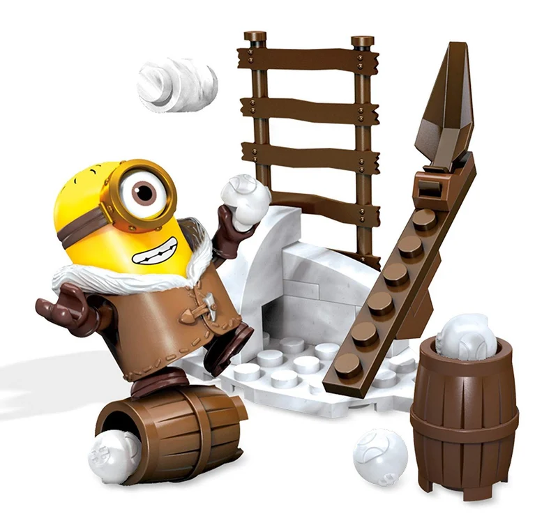 Mega Construx Minions Snowball Fight Figurine / Figurine Bataille de boules de neige