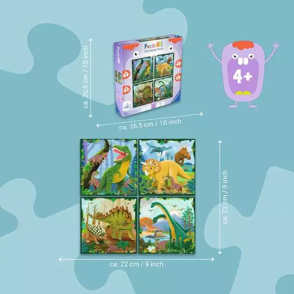 Ravensburger Puzzle Up Dinosaur Jigsaw Set 25 to 56 Pieces