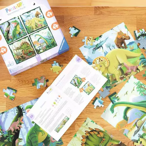 Ravensburger Puzzle Up Dinosaur Jigsaw Set 25 to 56 Pieces