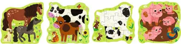 Ravensburger Puzzle Up Farm Animals Toddler Jigsaw Puzzle Set