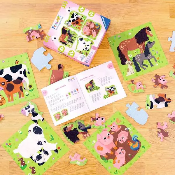 Ravensburger Puzzle Up Farm Animals Toddler Jigsaw Puzzle Set