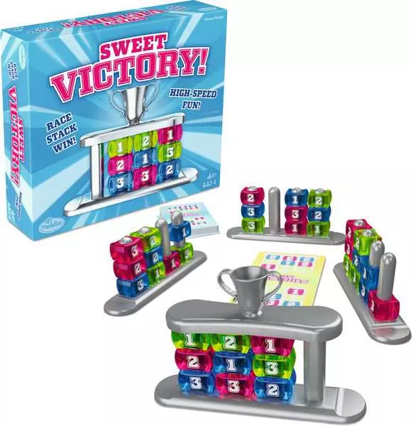 ThinkFun Sweet Victory Fast Paced Stacking and Matching Challenge Game