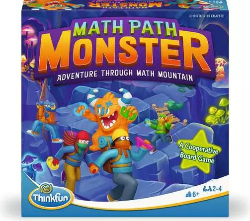 Math Path Monster Cooperative Addition and Subtraction Board Game
