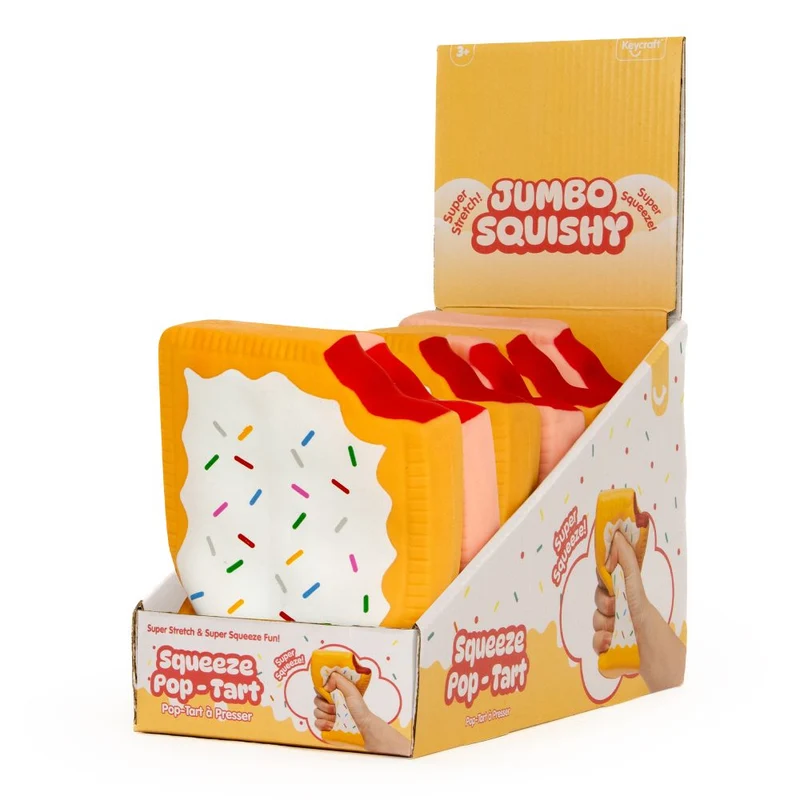 Jumbo Slow Rise Squishy Pop Tart Sensory Squeeze Stress Toy