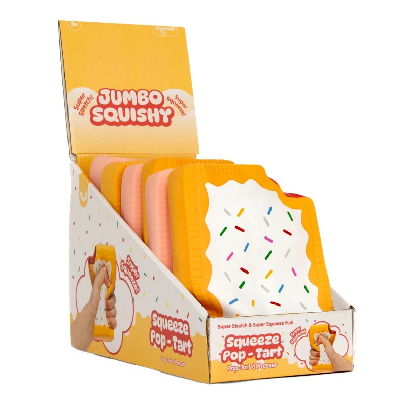 Jumbo Slow Rise Squishy Pop Tart Sensory Squeeze Stress Toy