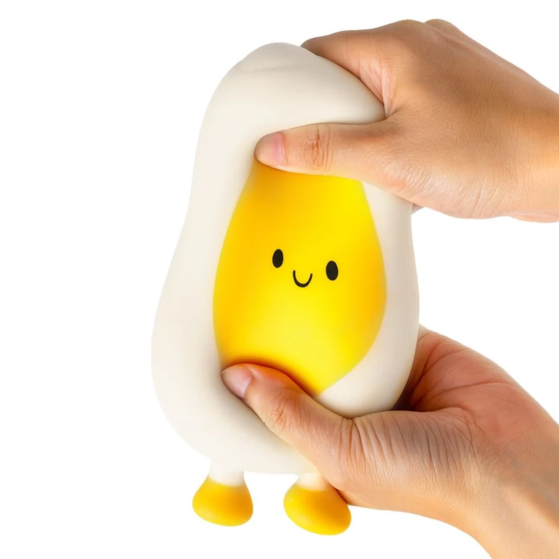 Stretch 'N' Smash Egg Squishy Sensory Fidget Toy for Stress Relief