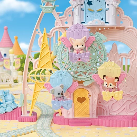 Calico Critters Baby Dream Amusement Park Playset with Deer Baby