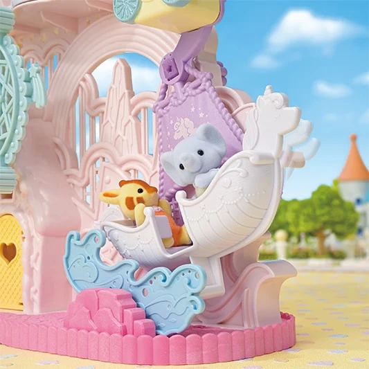 Calico Critters Baby Dream Amusement Park Playset with Deer Baby