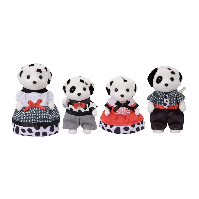 Calico Critters Dalmatian Family 40th Anniversary Collectible Doll Figure Set