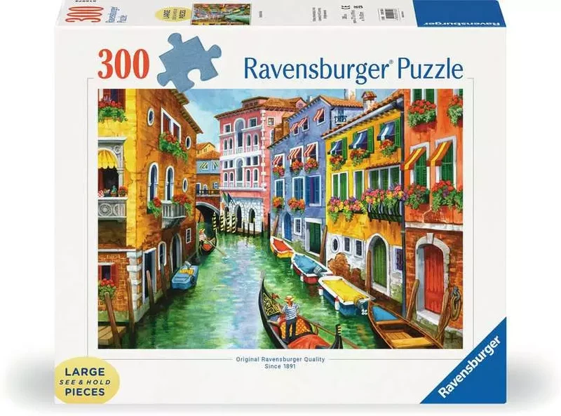 Ravensburger Gondola Ride 300 Piece Large Format Canal Jigsaw Puzzle