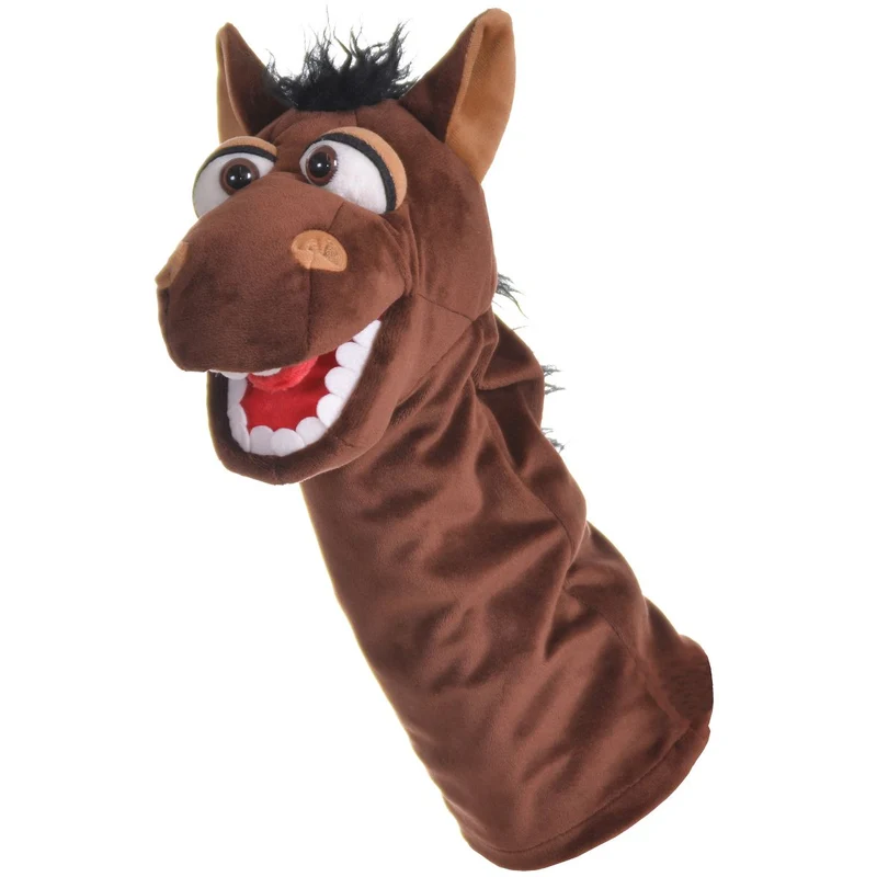 Living Puppets: Brown Horse "Dobs" - 14" Plush Hand Puppet