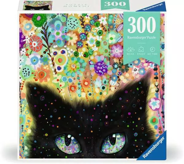 Ravensburger Kaleidoscope Kitty 300 Piece Jigsaw Puzzle for Adults