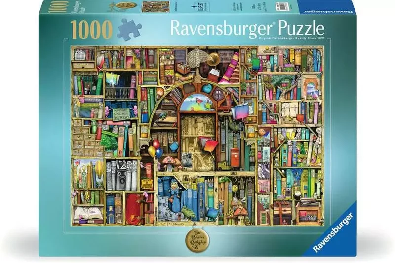 Ravensburger Bizarre Bookshop 2 1000 Piece Jigsaw Puzzle for Adults