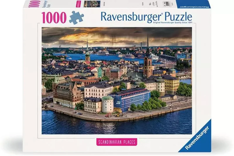 Ravensburger Scandinavian Places Stockholm Sweden 1000 Piece Jigsaw Puzzle