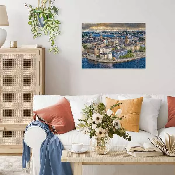 Ravensburger Scandinavian Places Stockholm Sweden 1000 Piece Jigsaw Puzzle