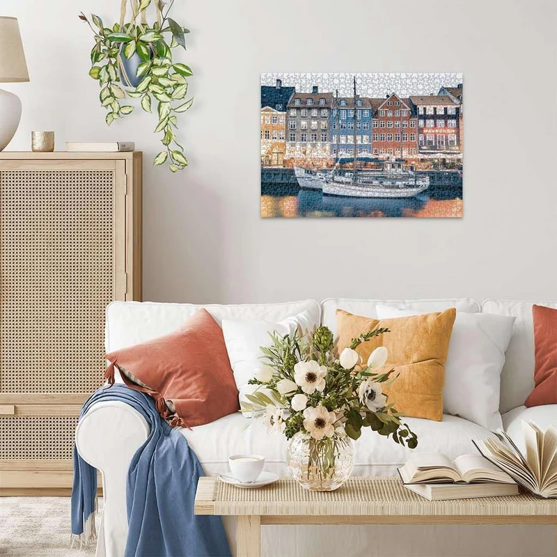 Ravensburger Scandinavian Places Copenhagen Denmark 1000 Piece Jigsaw Puzzle