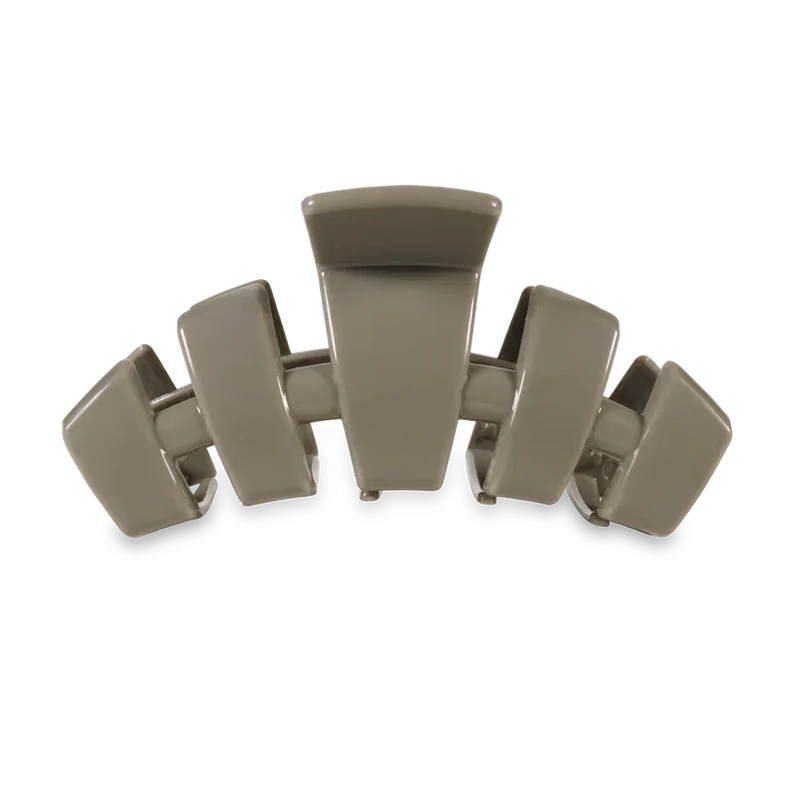 TELETIES Classic Coconut White Medium Claw Hair Clip for All Hair Types