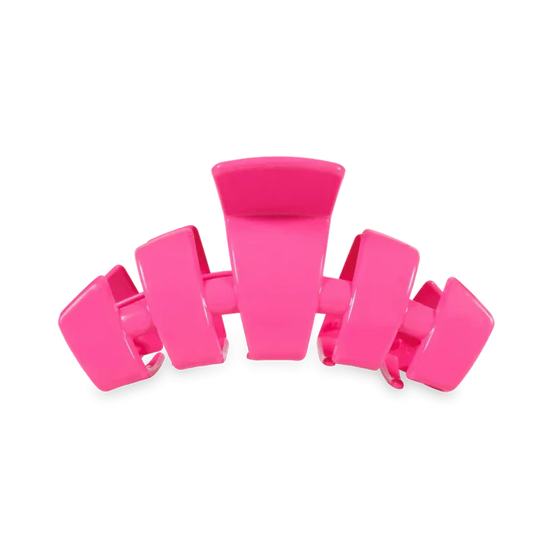 TELETIES Classic Coconut White Medium Claw Hair Clip for All Hair Types