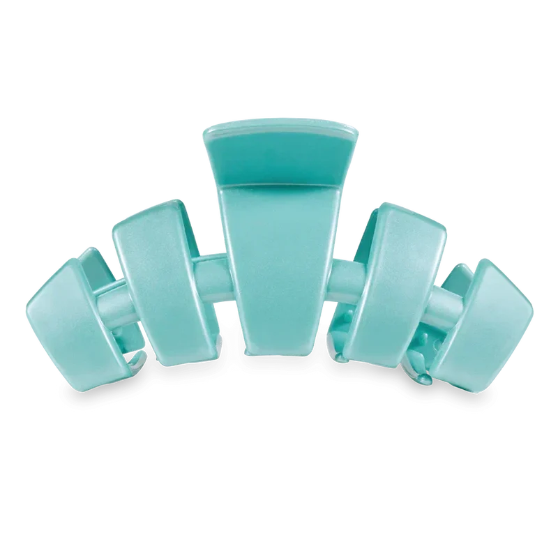 TELETIES Classic Coconut White Medium Claw Hair Clip for All Hair Types