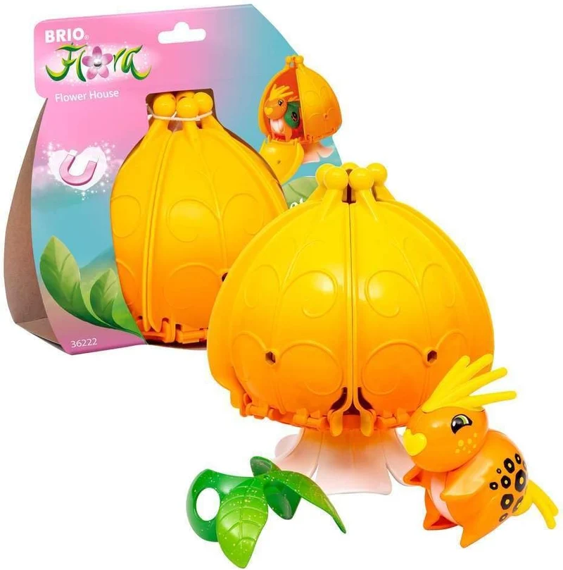BRIO Flora Marigold Flower House Playset with Mobile Figure