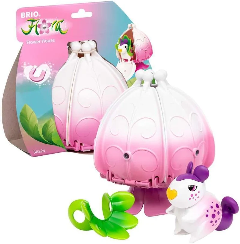 Brio Flora Poppy Flower House Playset with Figure and Accessories