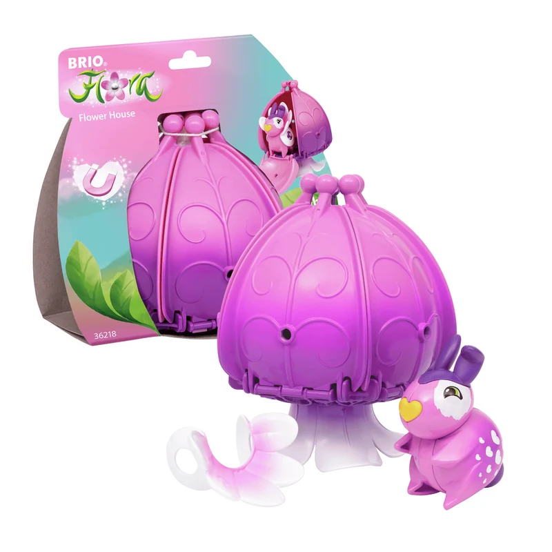 BRIO Flora Heather Flower House Interactive Playset with Collectible Figure