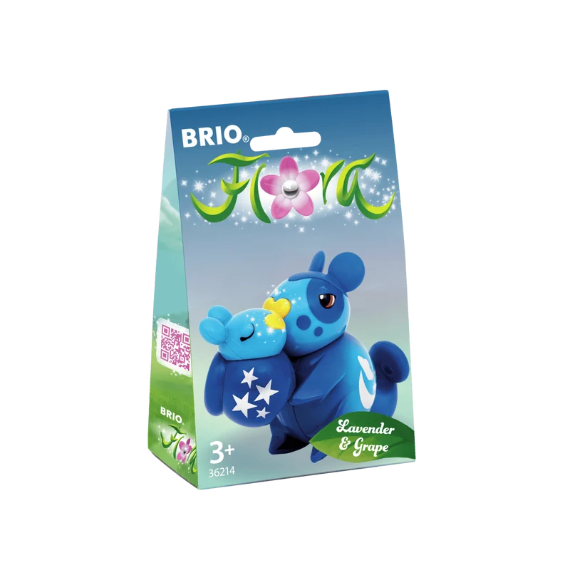 BRIO Flora Magnetic Toy Set Lavender and Grape Blue Mix