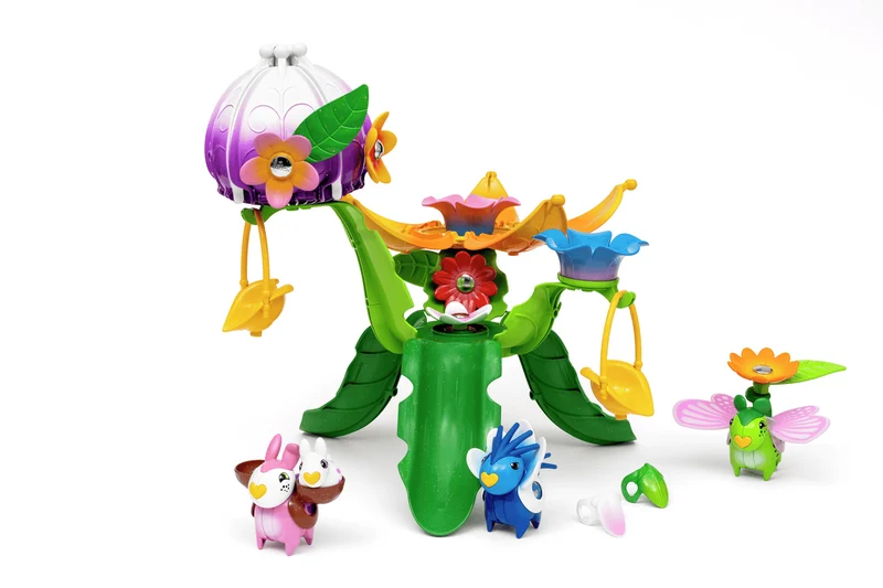 BRIO Flora Flower Village Magnetic Play Set for Imaginative Kids