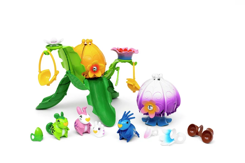 BRIO Flora Flower Village Magnetic Play Set for Imaginative Kids