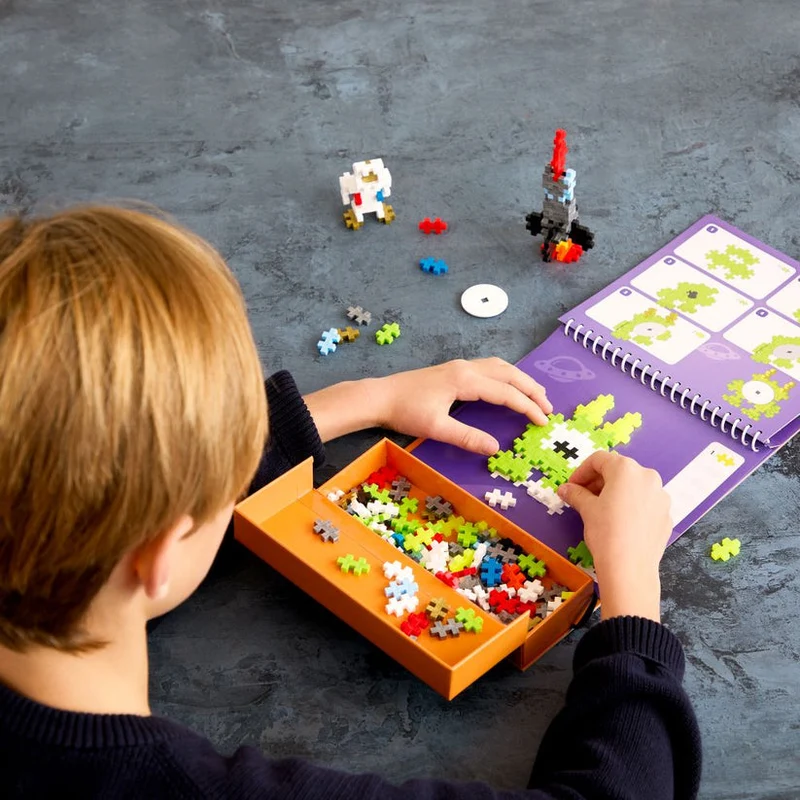 Puzzle By Number Activity Pad - Space