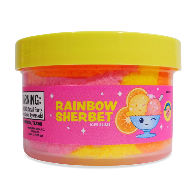 Peachybbies Rainbow Sherbet Slime