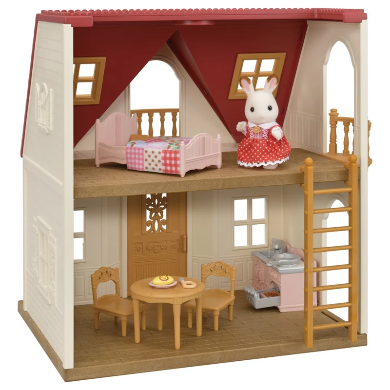 Calico Critters Red Roof Cozy Cottage Starter Home