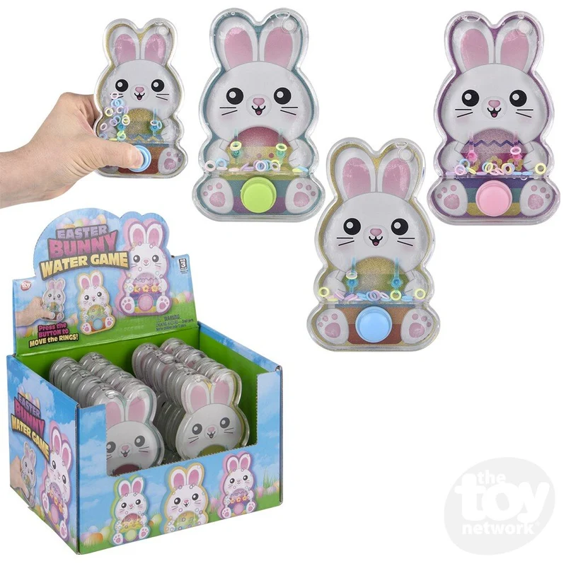 Easter Bunny Water Ring Toss Game Travel Toy 5.5 Inch